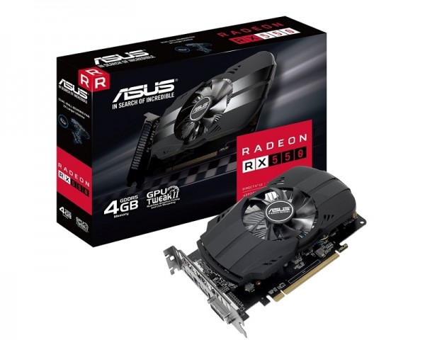 ASUS AMD Radeon RX 550 4GB 128bit PH-RX550-4G-M7